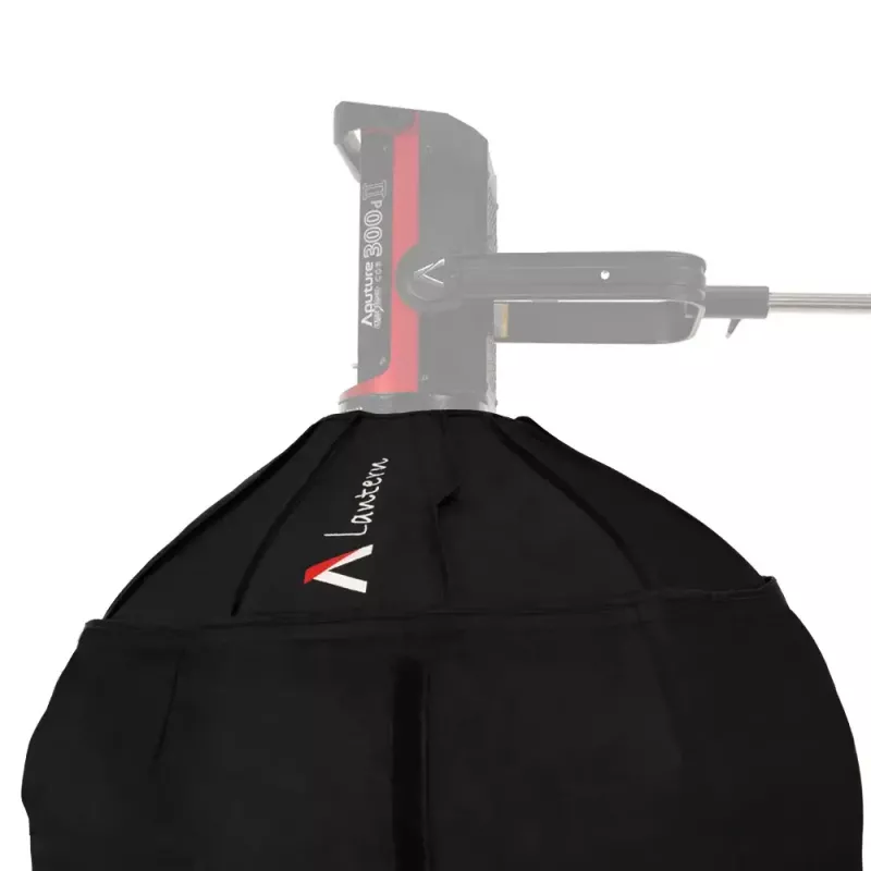 Aputure Lantern 90 juodai balta 90 cm difuzijos gaubtas su spyruokliniu narveliu