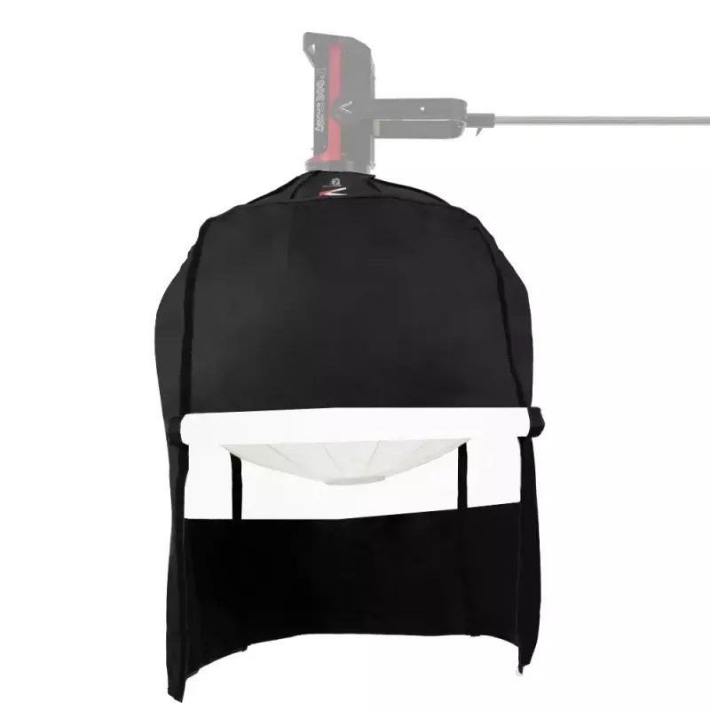 Aputure Lantern 90 juodai balta 90 cm difuzijos gaubtas su spyruokliniu narveliu