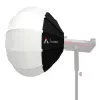 Aputure Lantern 90 juodai balta 90 cm difuzijos gaubtas su spyruokliniu narveliu