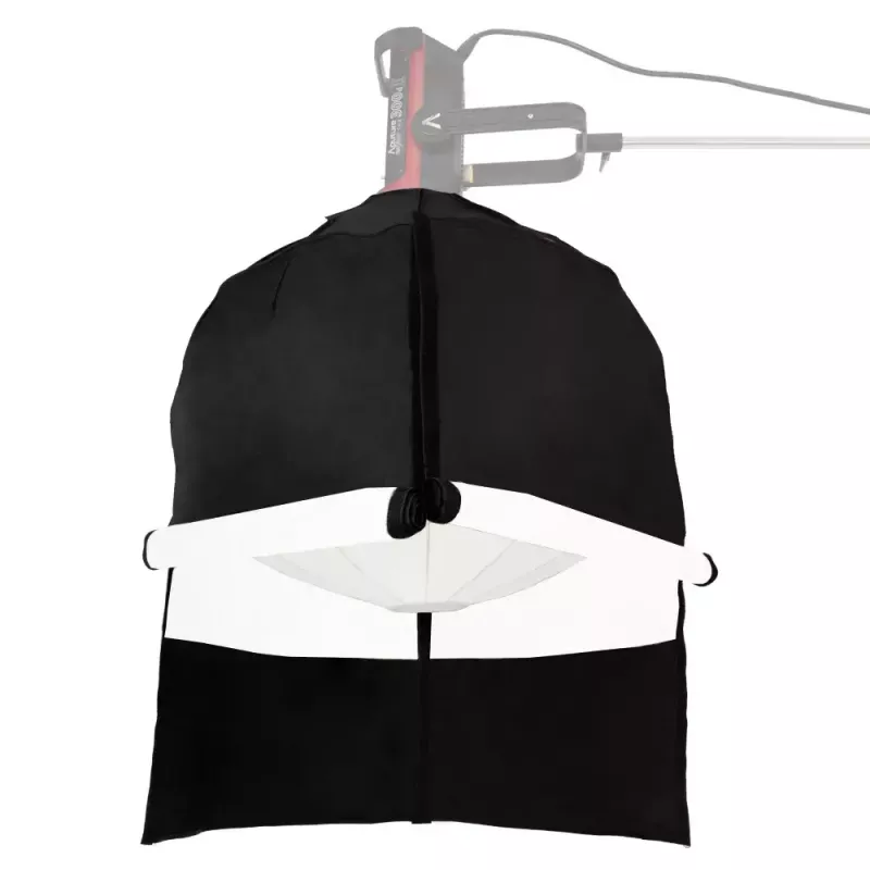 Aputure Lantern 90 juodai balta 90 cm difuzijos gaubtas su spyruokliniu narveliu