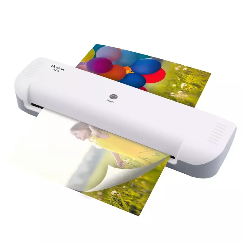 Karštojo laminavimo aparatas Olympia A 210 300 mm/min pilkai baltas
