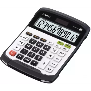 Finansinis skaičiuotuvas Casio WD-320MT stalinis 12 skaitmenų juodas baltas