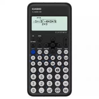 Mokslinis skaičiuotuvas Casio FX-82DE CW Kišeninis 12 Skaitmenų Baterija Juodas