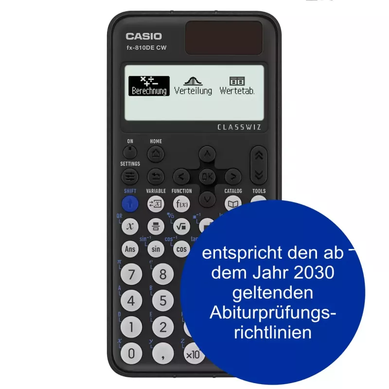 Mokslinis skaičiuotuvas Casio FX-810DE CX Kišeninis 12 skaitmenų Juodas
