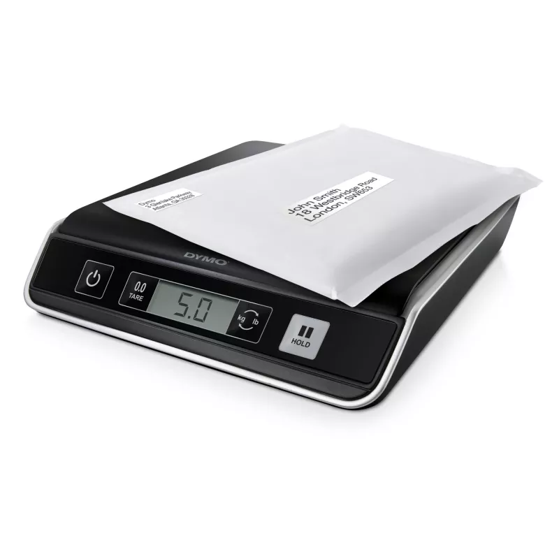 DYMO M5 skaitmeninės pašto ir siuntų svarstyklės | iki 5 kg | 20 cm x 20 cm