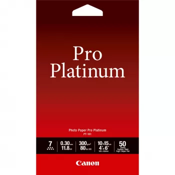Canon PT-101 Pro Platinum nuotraukų popierius 4x6 col. – 50 lapų