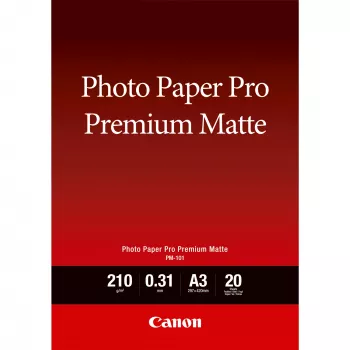 Canon PM-101 Premium Matte nuotraukų popierius A3 - 20 lapų