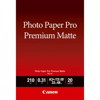 Canon PM-101 Premium Matte foto popierius A3 Plus – 20 lapų