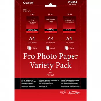 Canon PVP-201 Pro fotografinio popieriaus rinkinys A4 – 15 lapų