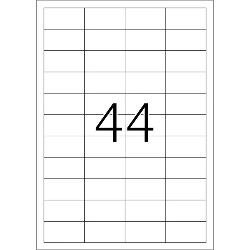 Lipnių etikečių rinkinys HERMA Premium A4 48,3x25,4 mm 1100 vnt.