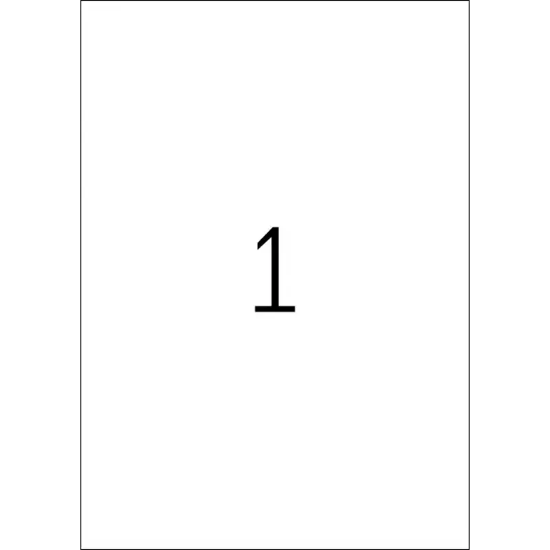 HERMA 8692 A3 lipnūs etikečių lapai, 297x420 mm, balta matinė, 100 vnt.