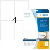 Nuimami lipdukai HERMA 5082 A4 105x148 mm balti