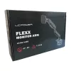 Monitoriaus laikiklis LC-Power LC-EQ-A49B 124,5 cm Juodas Gnybtas 20 kg