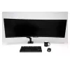 Monitoriaus laikiklis LC-Power LC-EQ-A49B 124,5 cm Juodas Gnybtas 20 kg