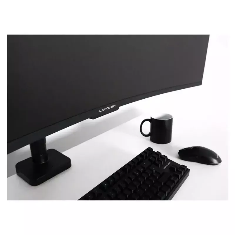 Monitoriaus laikiklis LC-Power LC-EQ-A49B 124,5 cm Juodas Gnybtas 20 kg