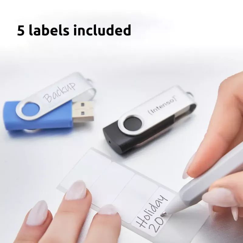 INTENSO Office Line USB atmintukų multipack 5×64 GB, USB-A, USB 3.2 Gen 1, sukamas, įvairiaspalvis