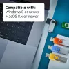 INTENSO Office Line USB atmintukų multipack 5×64 GB, USB-A, USB 3.2 Gen 1, sukamas, įvairiaspalvis