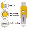 INTENSO Office Line USB atmintukų multipack 5×64 GB, USB-A, USB 3.2 Gen 1, sukamas, įvairiaspalvis
