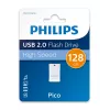 Philips Pico USB atmintukas 128 GB USB Type-A 2.0 Oranžinis, Baltas