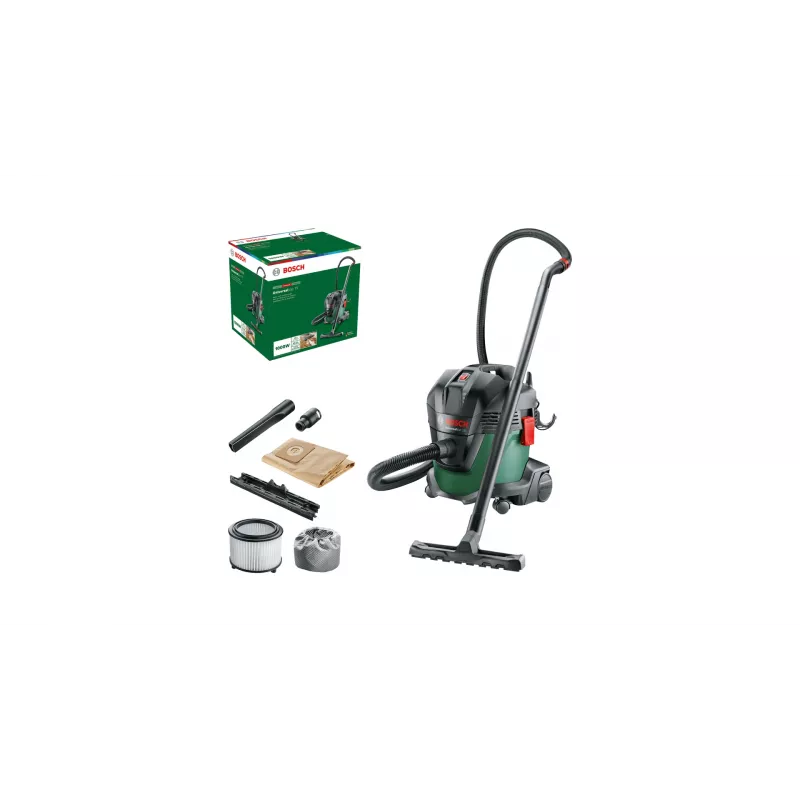 Bosch UniversalVac 15, juodas/žalias, 15 L, 1000 W