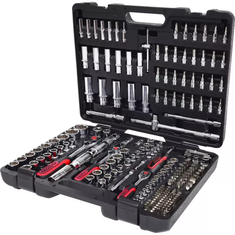 Veržliarakčių komplektas KS Tools 918.0795 195 galvučių Imperial 10 kg