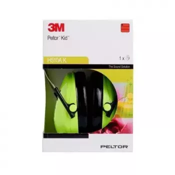 3M H510AK ausinės vaikams, žalios