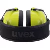 Uvex K20 hi-viz ausinės su galvos juosta, geltonos, 2630021