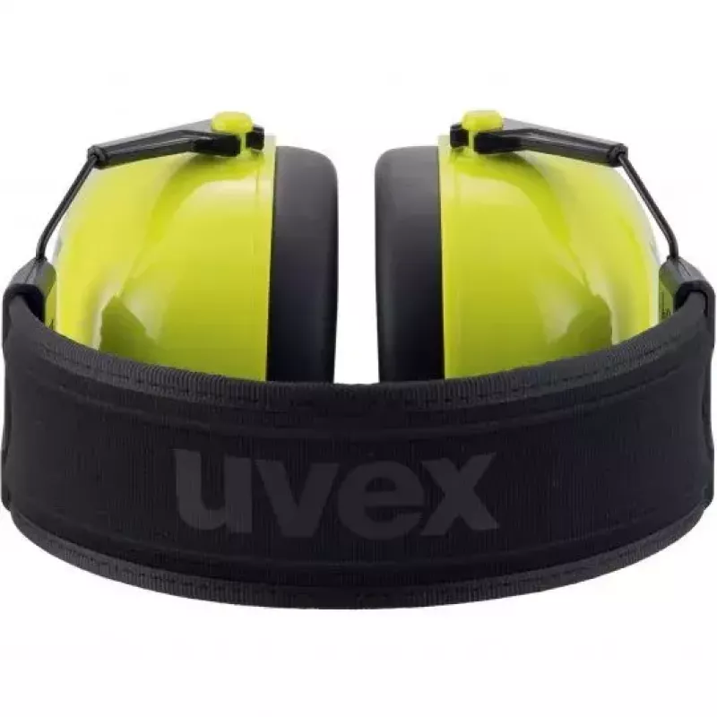 Uvex K20 hi-viz ausinės su galvos juosta, geltonos, 2630021