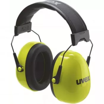 Uvex K20 hi-viz ausinės su galvos juosta, geltonos, 2630021