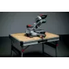 Stalas lauko darbams Metabo MWB 100 smėlio spalvos metalinis stačiakampis 710 mm plotis