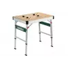 Stalas lauko darbams Metabo MWB 100 smėlio spalvos metalinis stačiakampis 710 mm plotis