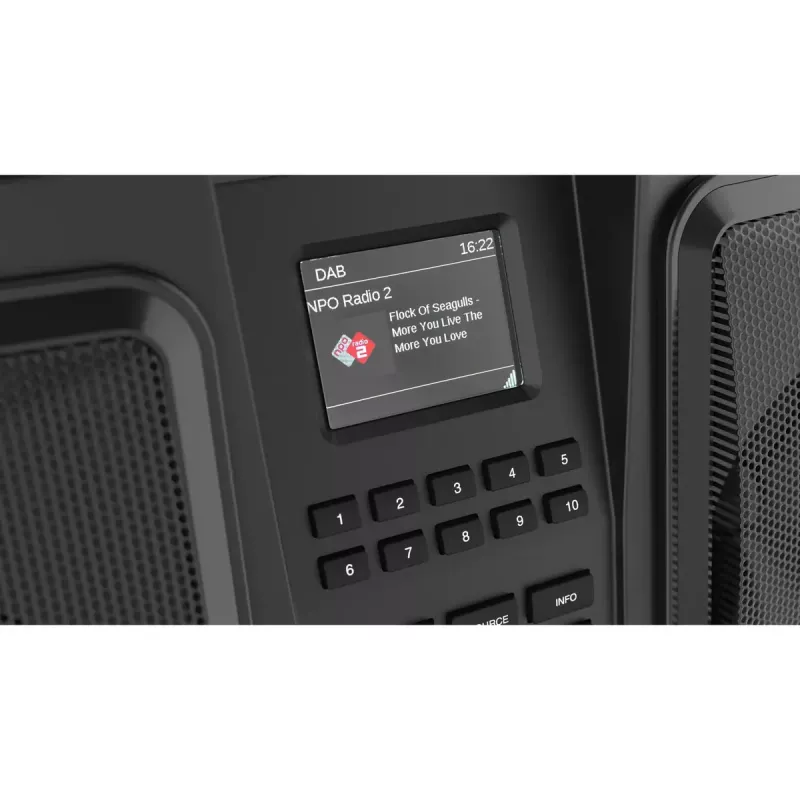 Nešiojamas radijas PerfectPro ROCKBULL DAB+ FM 50W 20h baterija
