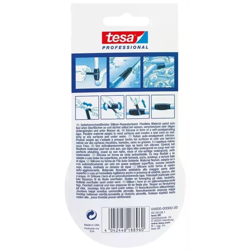 Sandarinimo juosta TESA 4600-00-00 skaidri 3 m