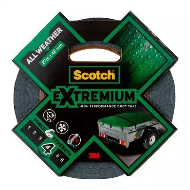 3M Extremium juosta pilka 27,4 m rišimui ir remontui, vandeniui atspari