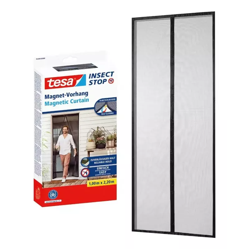 TESA 55394-00000-00 durų tinklelis nuo uodų 1000 mm x 2200 mm antracitas