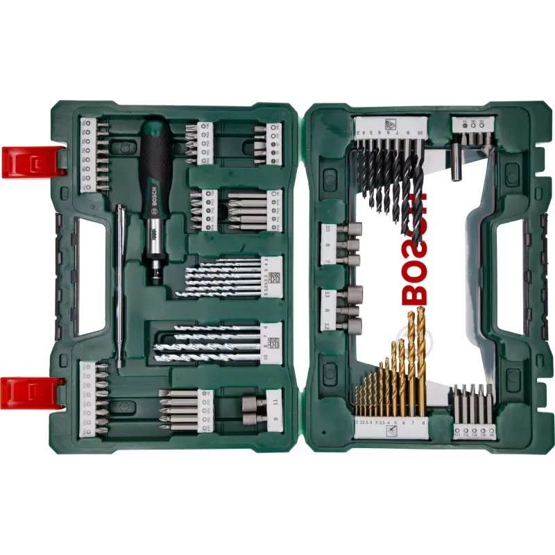 Bosch 2 607 017 195 gręžtuvų antgaliai Gręžtuvų antgalių rinkinys 91 vnt.