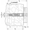 Fischer Universal kištukas UX GREEN 6 x 35 R