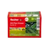 Fischer 567813 kaiščių ir varžtų rinkinys 45 vnt. Žalias