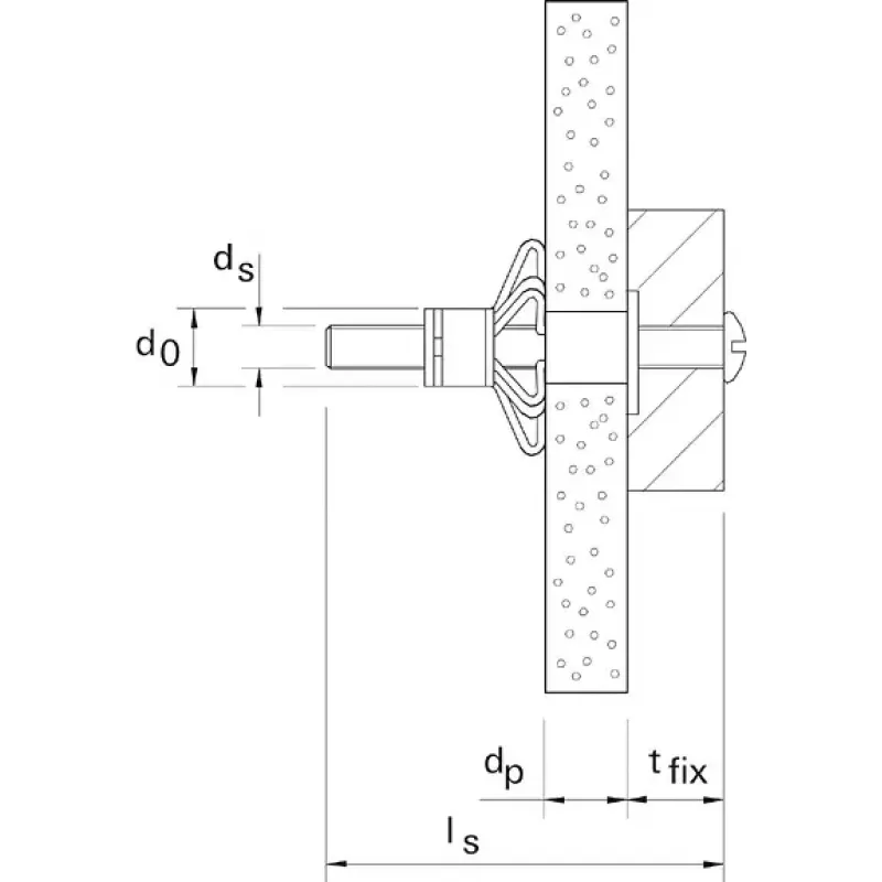 Fischer metalinis ertminis inkaras HM 5 x 52 S