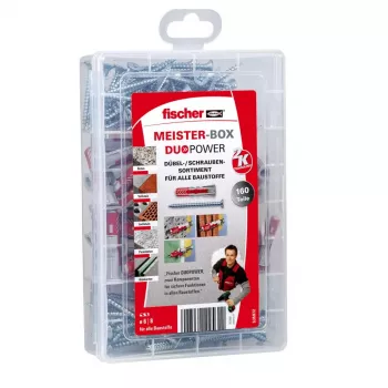 Inkarų rinkinys Fischer MEISTER-BOX DUOPOWER su varžtais