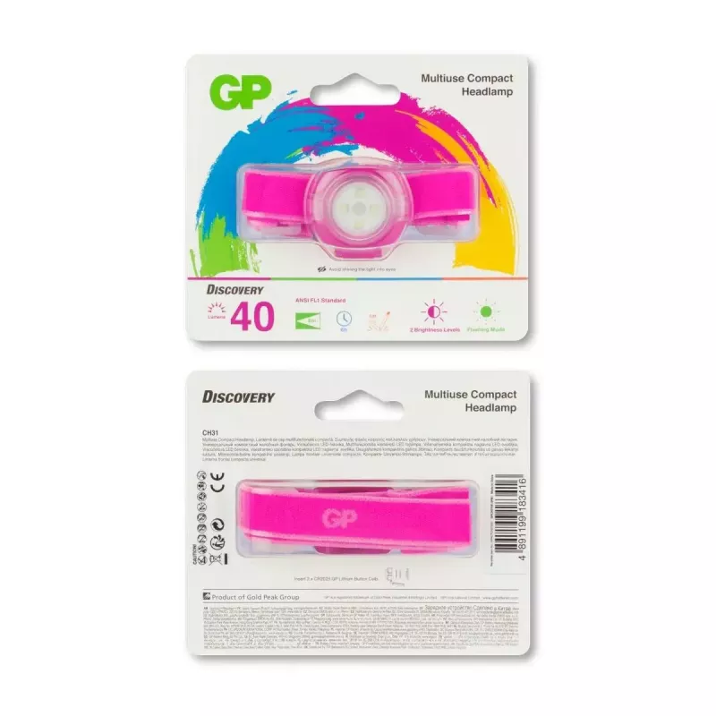 Kaktinė lemputė GP Batteries CH31002 rožinė