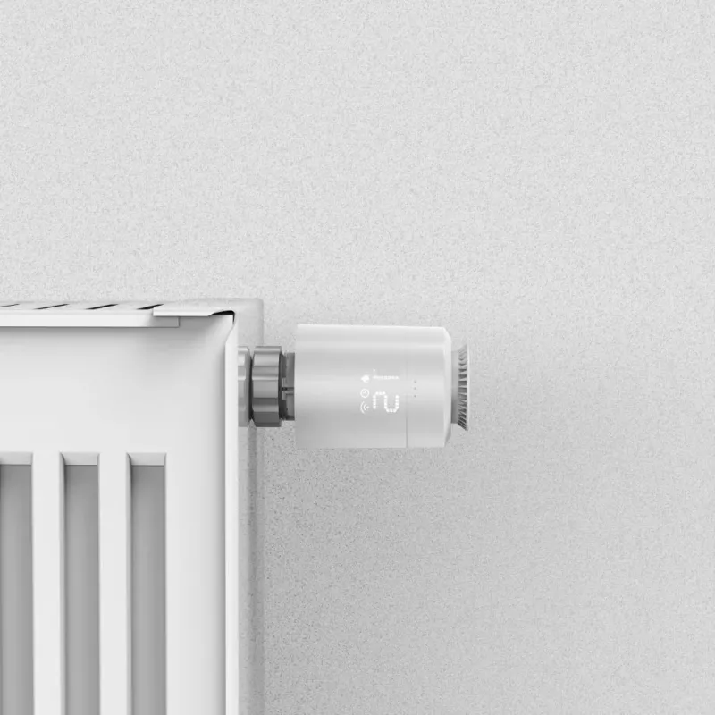 Hama 00176662 termostatinis radiatoriaus vožtuvas (3 vnt. rinkinys) – LED ekranas, 5–30 °C, baltas