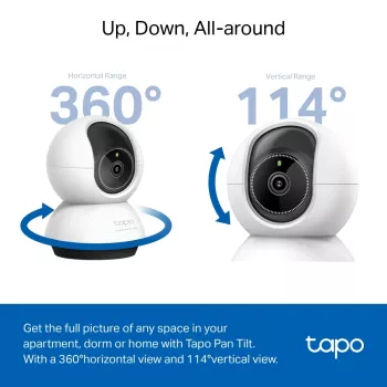 TP-Link TC72 LED lemputės formos IP stebėjimo kamera, 2560 x 1440, belaidė, vidaus, luboms/stalui