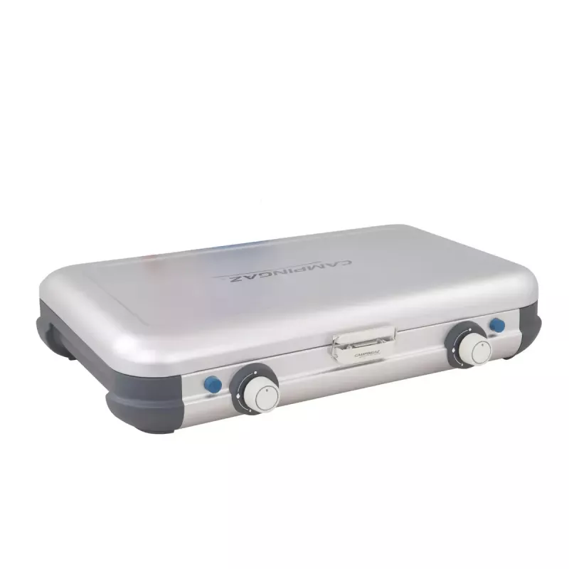 Campingaz Camping Kitchen 2 Grill & Go CV kompaktiška metalinė kepsninė 490x350x100 mm