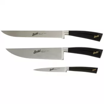 Peilių rinkinys Berkel Elegance — nerūdijančio plieno ašmenys, 3 vnt., ašmenų ilgis 22 cm