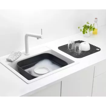 Indų plovimo kubilas Brabantia 302664 Stačiakampis Pilkas 374x344x161 mm