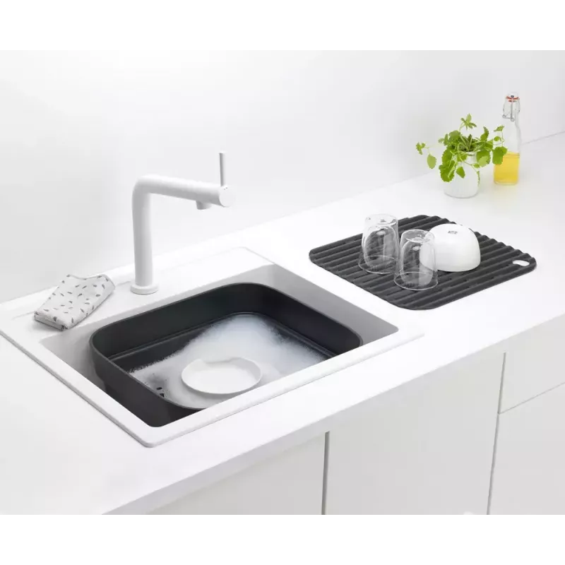 Indų plovimo kubilas Brabantia 302664 Stačiakampis Pilkas 374x344x161 mm