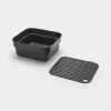 Indų plovimo kubilas Brabantia 302664 Stačiakampis Pilkas 374x344x161 mm