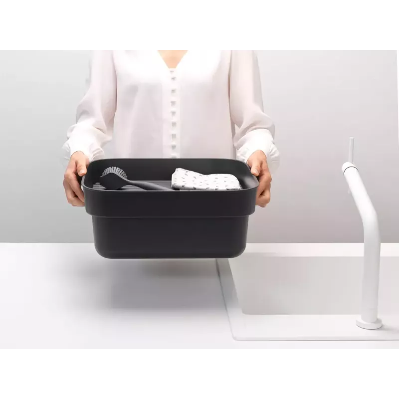 Indų plovimo kubilas Brabantia 302664 Stačiakampis Pilkas 374x344x161 mm
