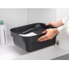 Indų plovimo kubilas Brabantia 302664 Stačiakampis Pilkas 374x344x161 mm